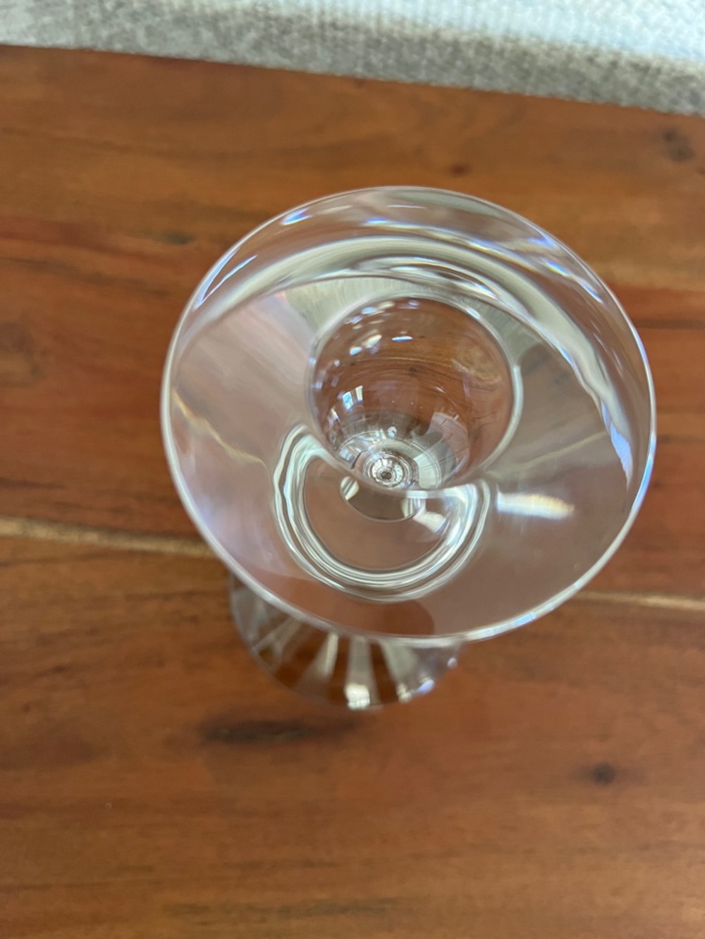 Baccarat Clear Crystal Candle Holder - Picture 6 of 10